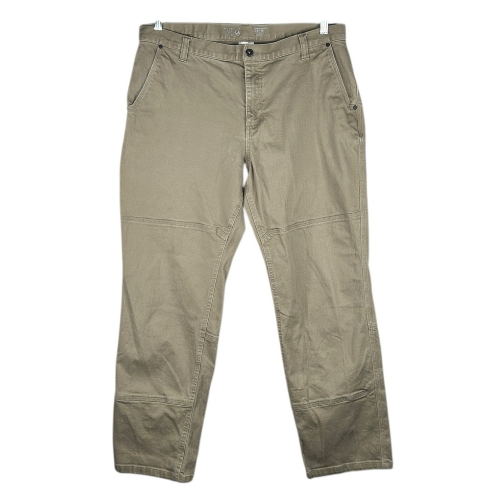 Mountain Hardwear Men's Tan Cotton Utility Work Straight Jeans Pants Size 38